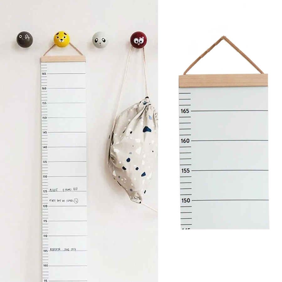 Baby Nursery Ornaments - Nordic Kinderen Hoogte Heerser Canvas Opknoping