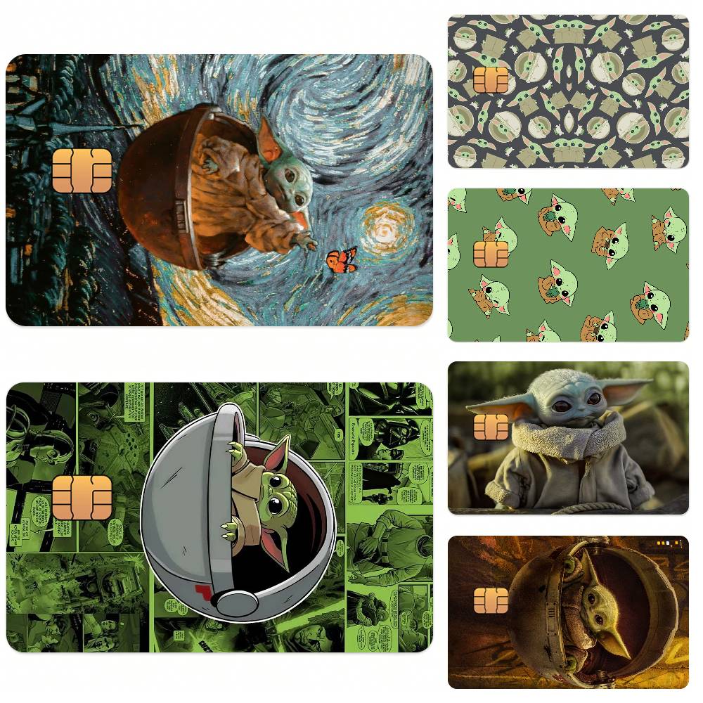 Baby Yoda Nursery Decor - S-Star Wars Baby Yoda Creditcard Skin