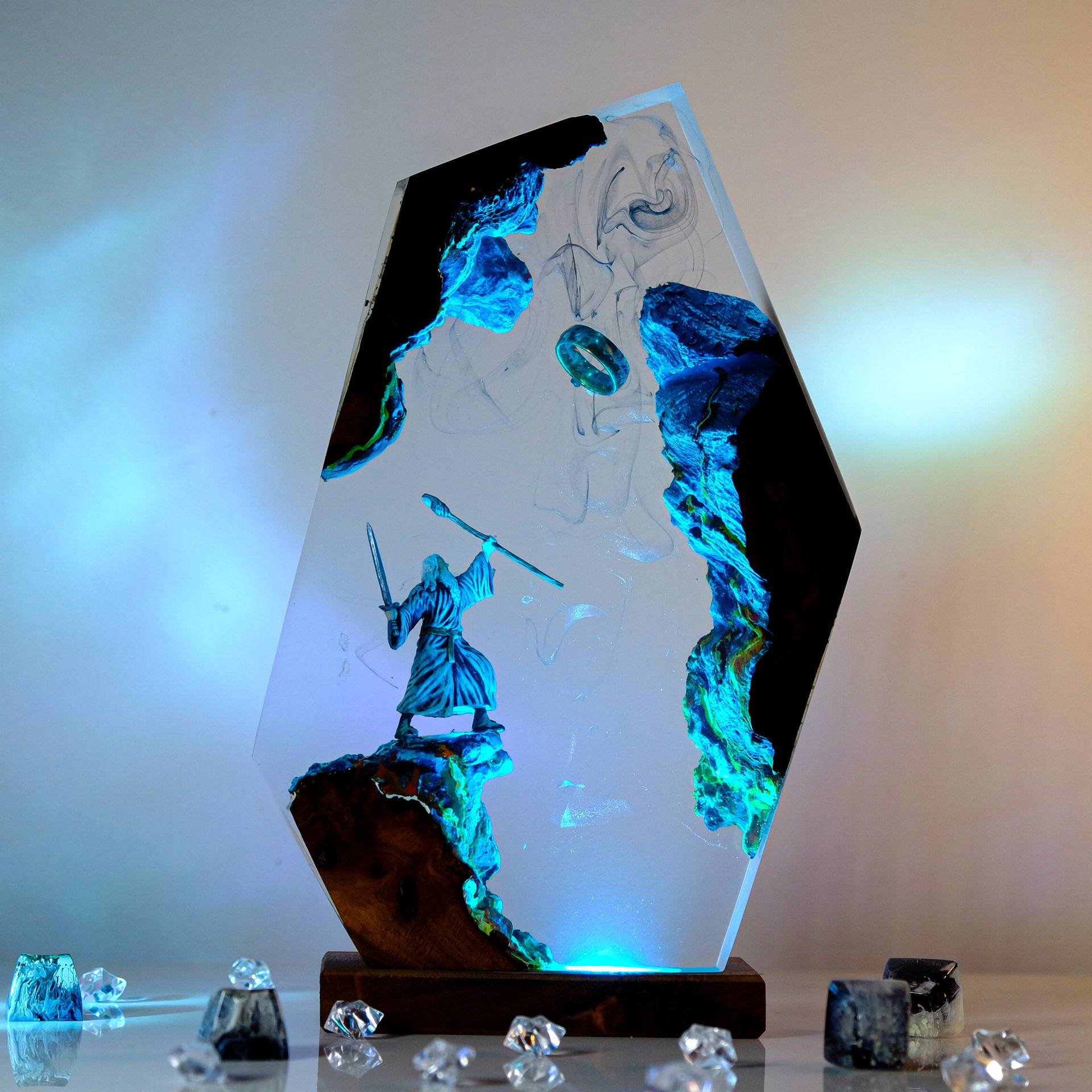 Baby Nursery Egg Light - Filmscène Figuur Tafel Resin Lamp Magische