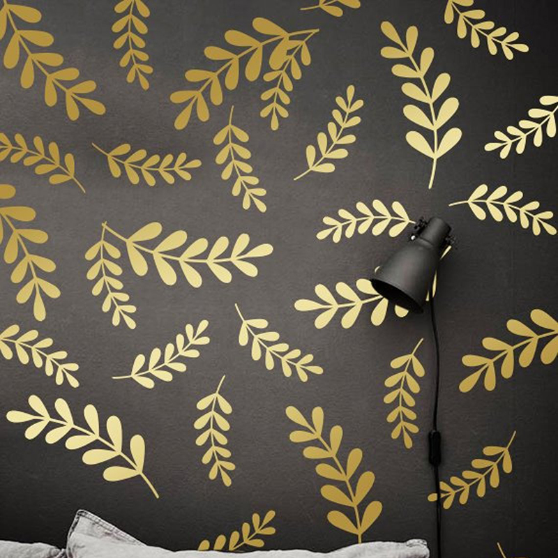 Baby Nursery Plants - Botanische Blad Bloemen Muursticker Jungle Forest