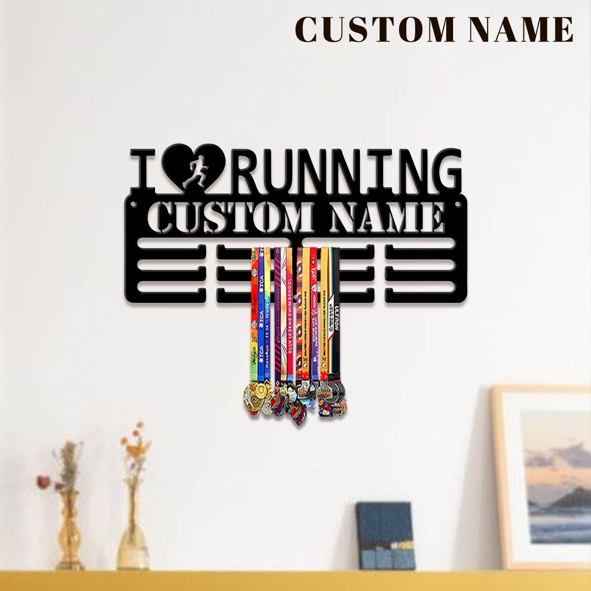Baby Nursery Ornaments - Op maat gemaakte 'I Love Running'