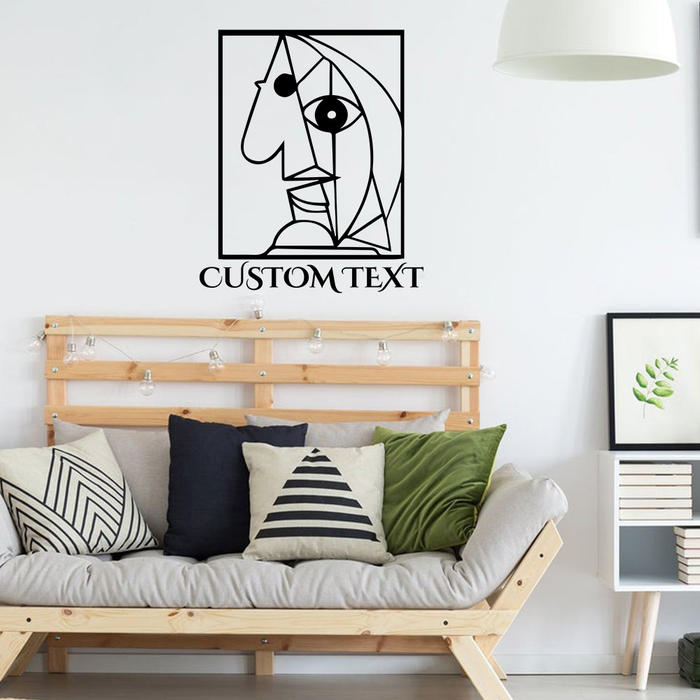 Wall Decal Nursery - 1PC Creatieve abstracte school aanpasbare tekst