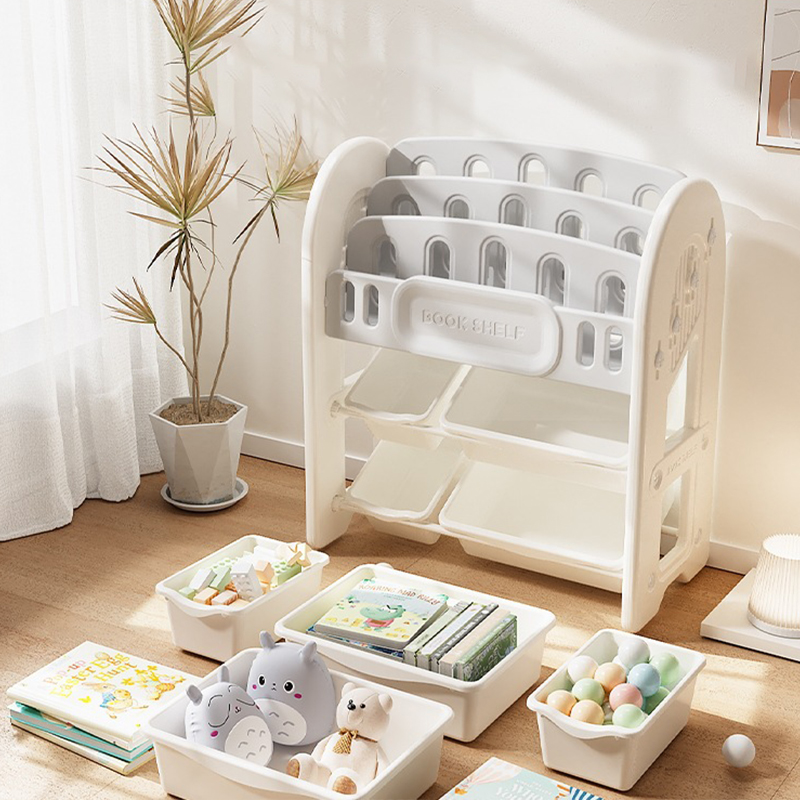 Opbergrek voor kinderspeelgoed - Baby Nursery Bookshelf recensie en prijs