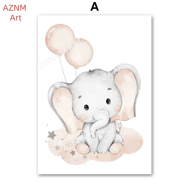 Olifant Ballon Regenboog Maan  - Baby Nursery Ornaments recensie en prijs