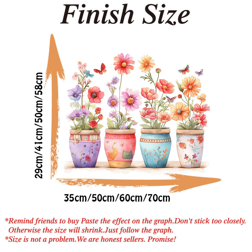 Aquarel grillige bloempot muur - Baby Nursery Plants recensie en prijs