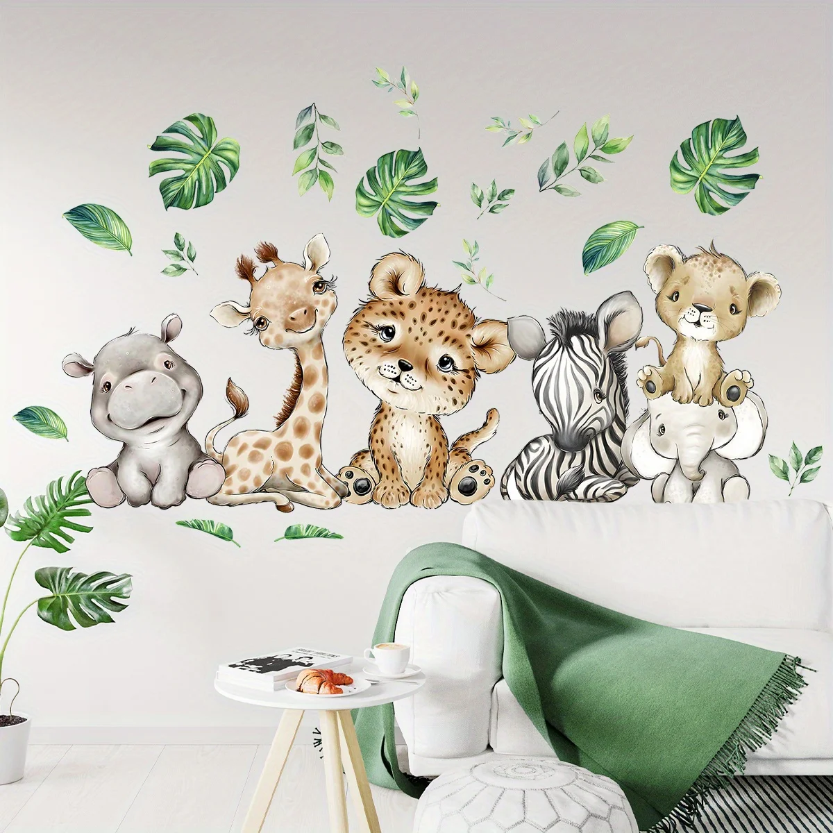 1PC Cartoon Leuke Nijlpaard Ti - Wall Decal Nursery recensie en prijs