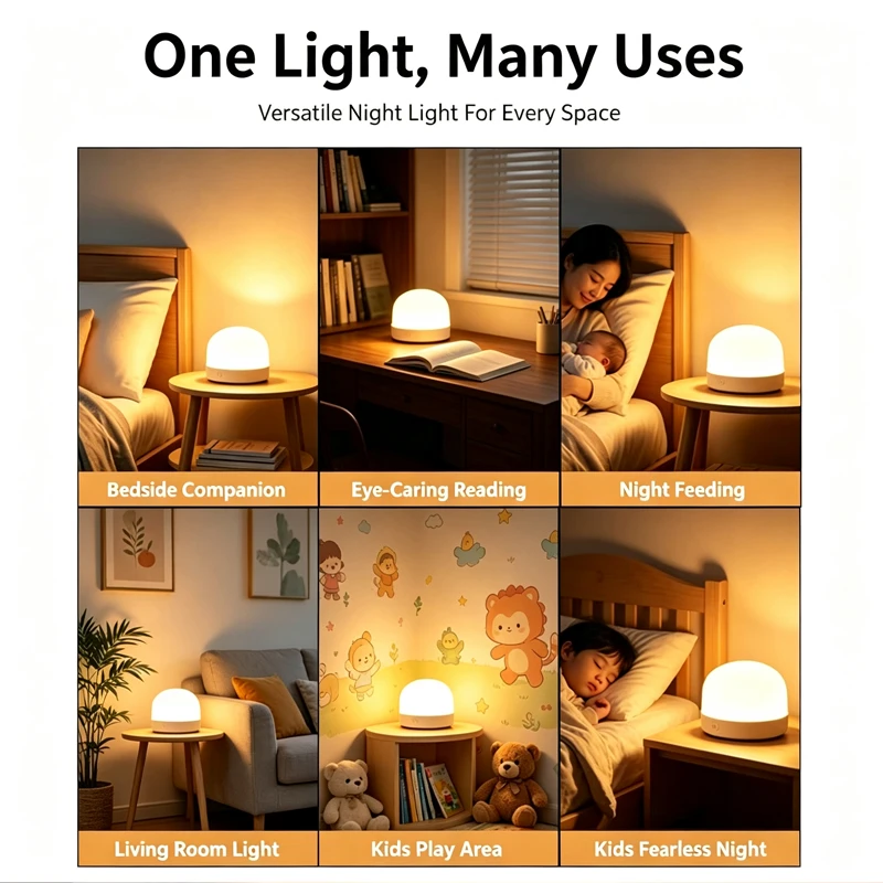 USB Oplaadbaar Nachtlampje 3 K - Baby Nursery Egg Light recensie en prijs