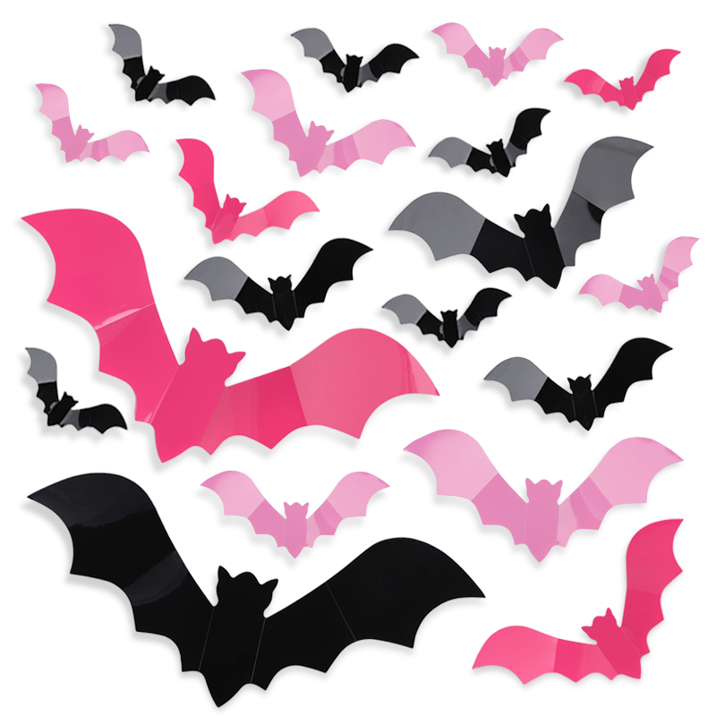 24/48 Stuks Halloween Roze Vle - Wall Decal Nursery recensie en prijs