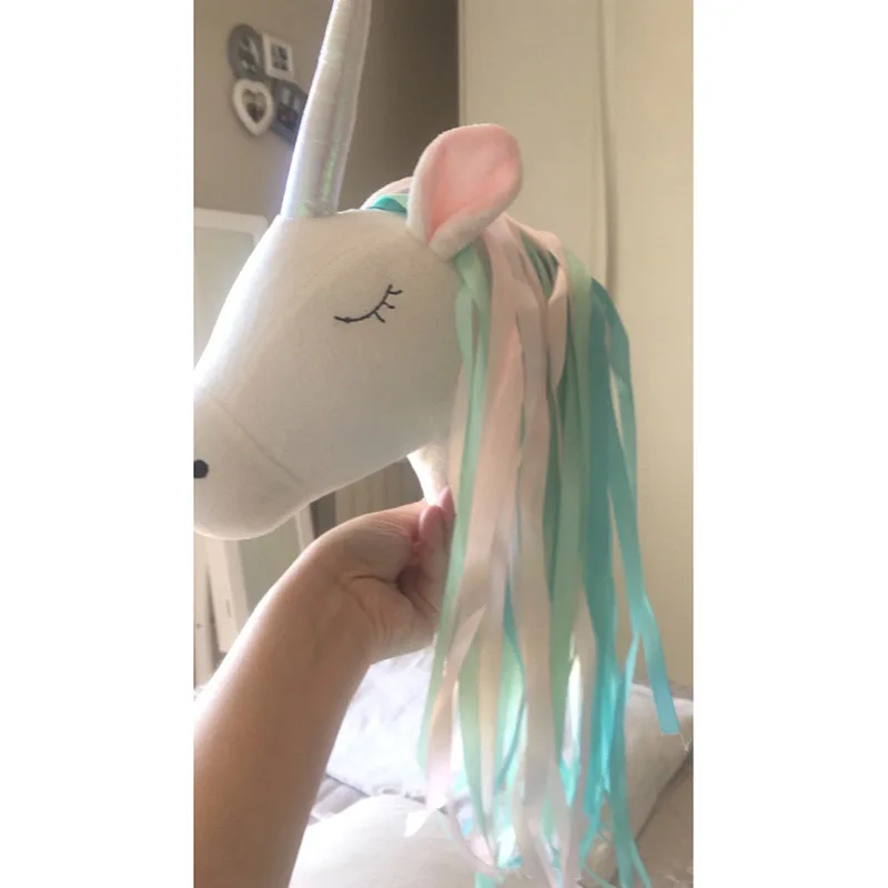 Eenhoorn Pluche Dierenkop Wand - Baby Nursery Ornaments recensie en prijs