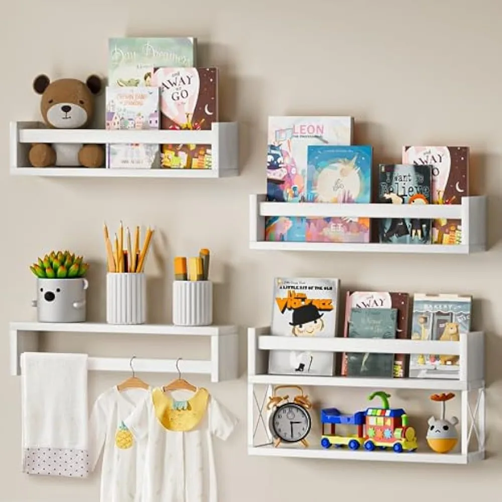 QimCoor kinderkamer boekenplan - Baby Nursery Bookshelf recensie en prijs