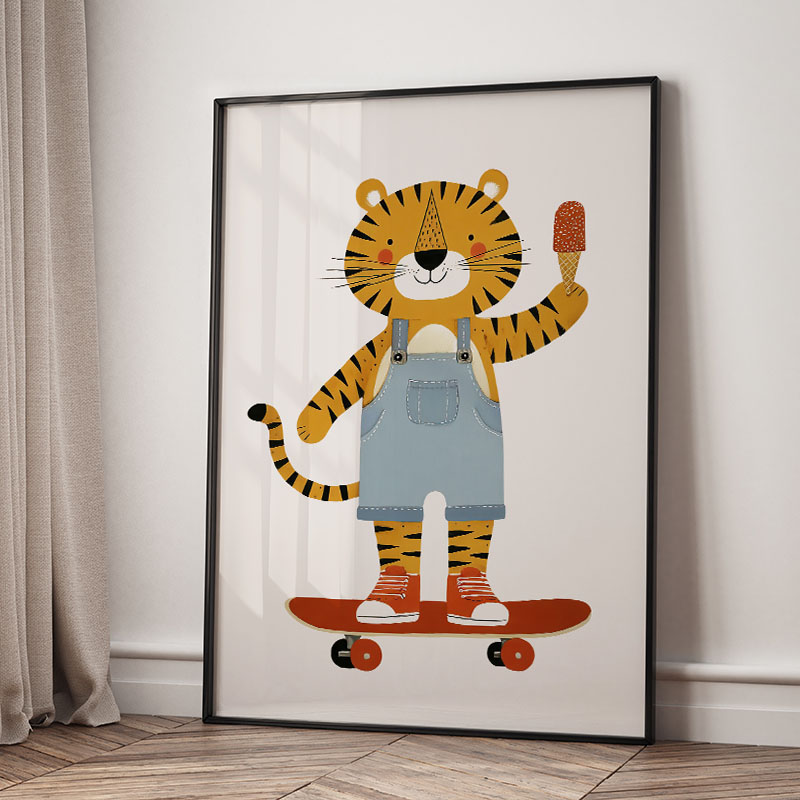 Grappige cartoon dieren auto b - Baby Nursery Ornaments recensie en prijs