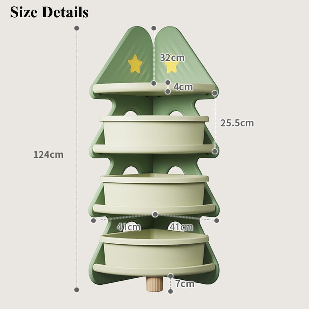 4-laags hoekboekenplank speelg - Baby Nursery Bookshelf recensie en prijs