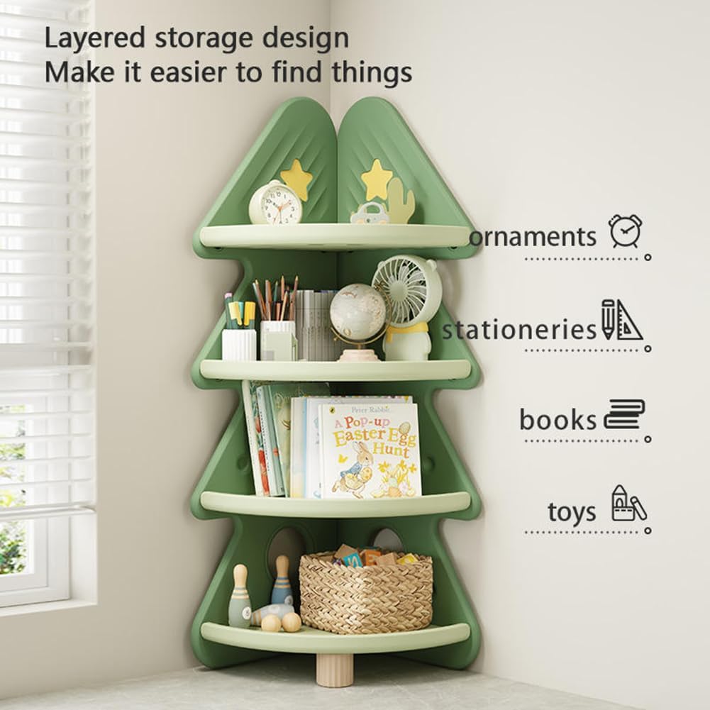 4-laags hoekboekenplank speelg - Baby Nursery Bookshelf recensie en prijs