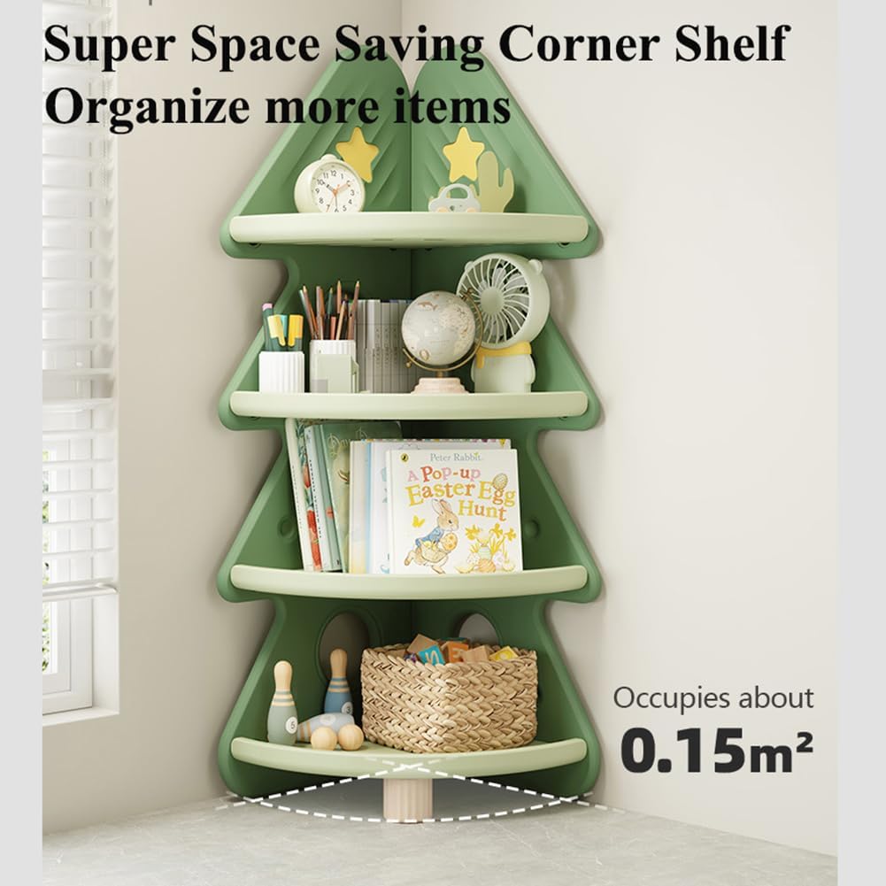 4-laags hoekboekenplank speelg - Baby Nursery Bookshelf recensie en prijs