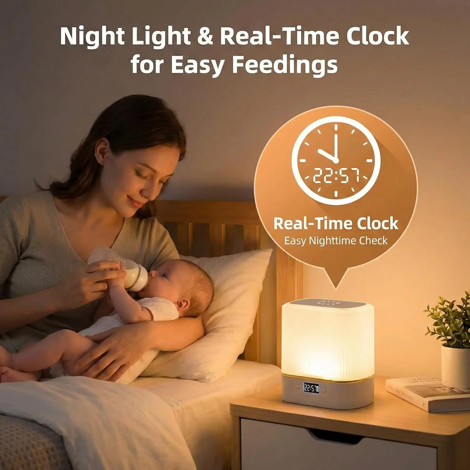 LED-nachtlampje, bedlampje, aa - Baby Nursery Egg Light recensie en prijs