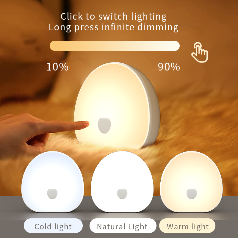 QACA Warm Wit Zacht LED-nachtl - Baby Nursery Egg Light recensie en prijs
