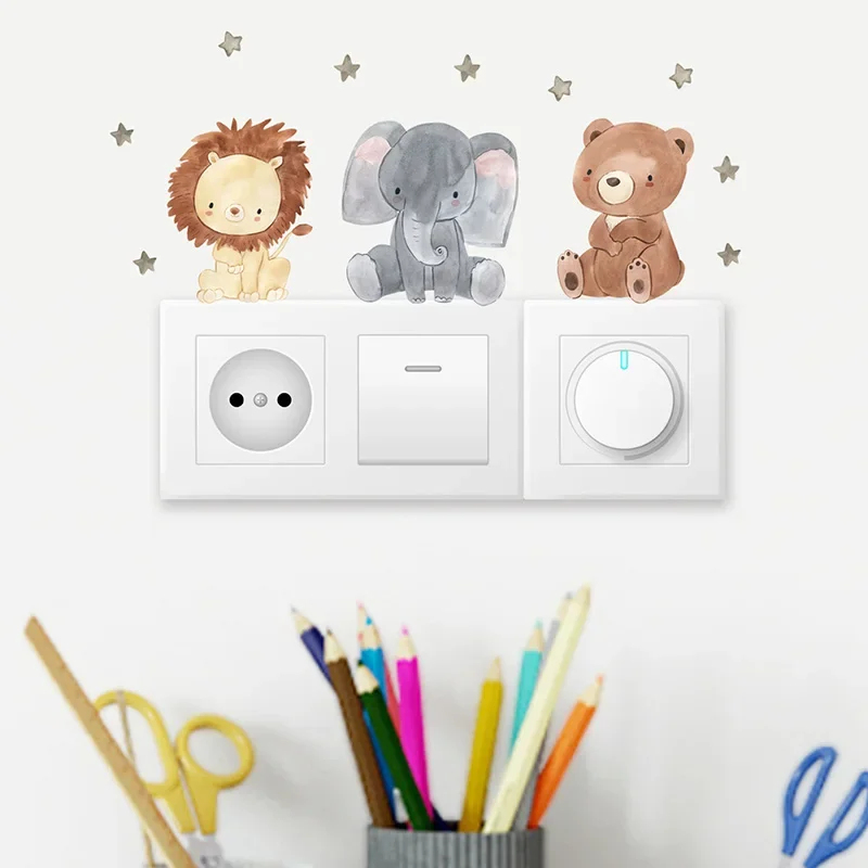1/2/4/6set Cartoon Dieren Muur - Wall Decal Nursery recensie en prijs
