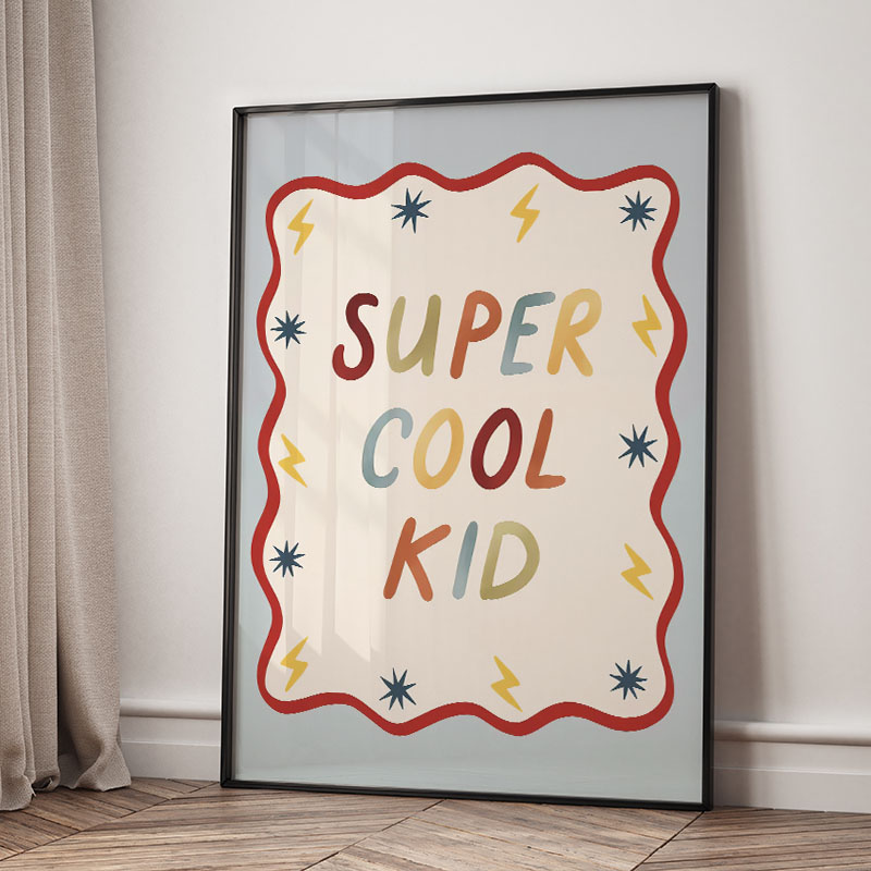 Grappige cartoon super coole k - Baby Nursery Ornaments recensie en prijs