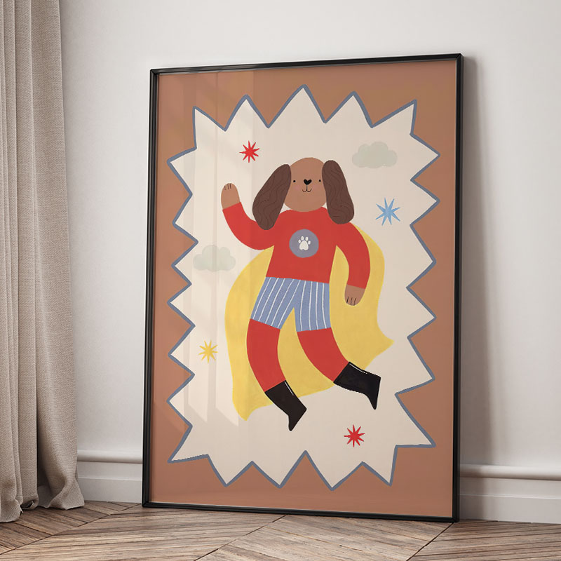 Grappige cartoon super coole k - Baby Nursery Ornaments recensie en prijs