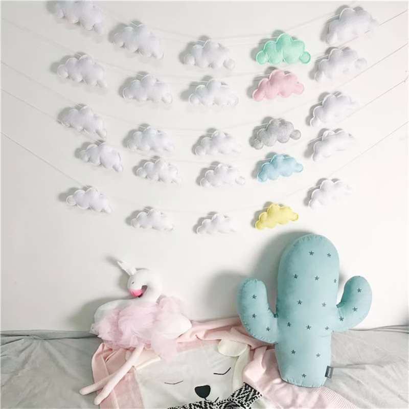 Nordic Vilt Cloud Slingers Str - Baby Nursery Ornaments recensie en prijs